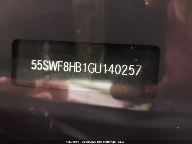 55SWF8HB1GU140257 Mercedes-Benz Amg C 63 S