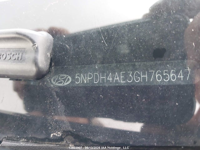 Aukcja sprzedaży 2016 Hyundai Elantra Gl, vin: 5NPDH4AE3GH765647, numer aukcji: 12603907
