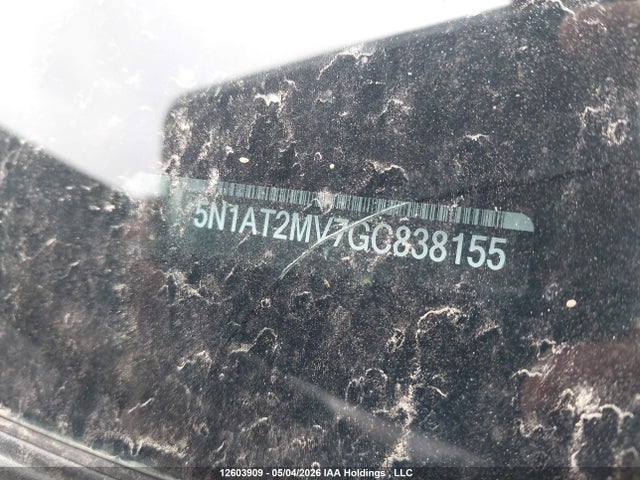 5N1AT2MV7GC838155 Nissan Rogue S/sl Premium/sv