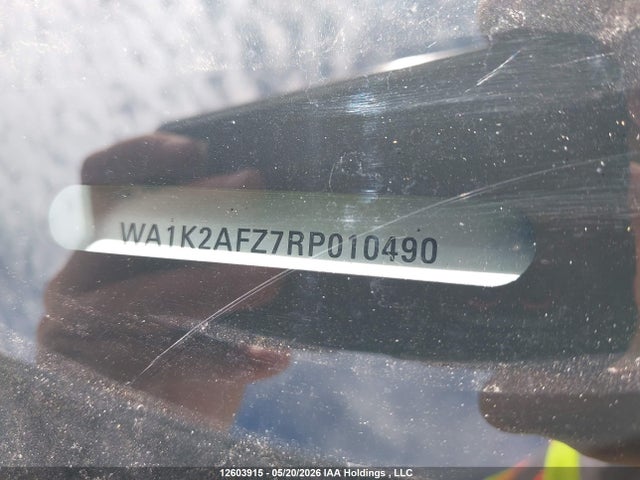2024 Audi Q4 E-tron მანქანა იყიდება აუქციონზე, vin: WA1K2AFZ7RP010490, აუქციონის ნომერი: 12603915