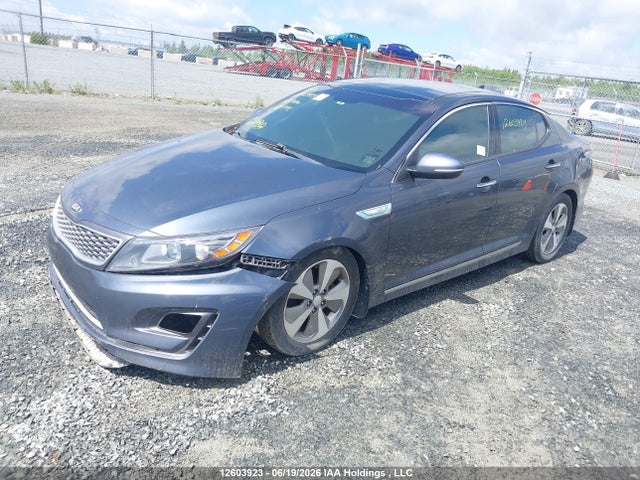 KIA OPTIMA HYBRID 2014 KNAGN4AD4E5074442 Image 2