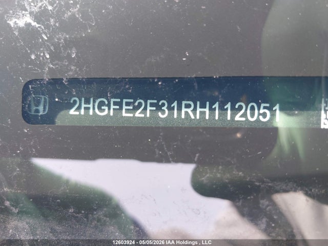 Aukcja sprzedaży 2024 Honda Civic Ex 4dr, vin: 2HGFE2F31RH112051, numer aukcji: 12603924