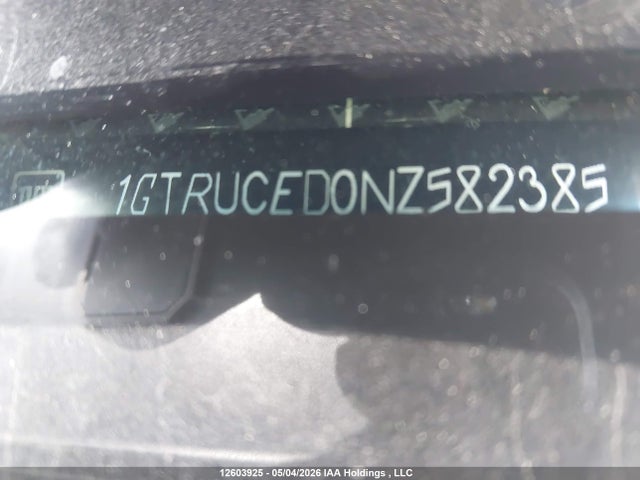 1GTRUCED0NZ582385 GMC Sierra 1500 Elevation