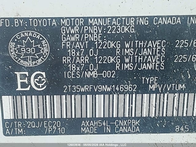 Toyota RAV4 XSE 2022 2T35WRFV9NW146962 Image 9