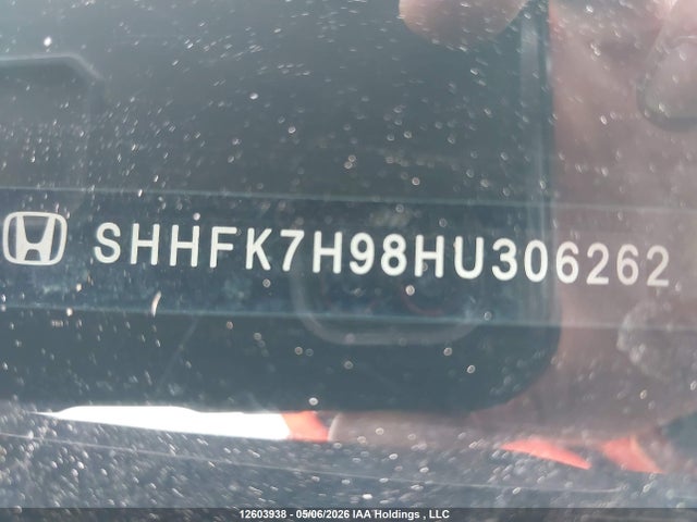 SHHFK7H98HU306262 Honda Civic