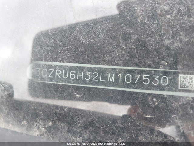 3CZRU6H32LM107530 Honda HR-V LX
