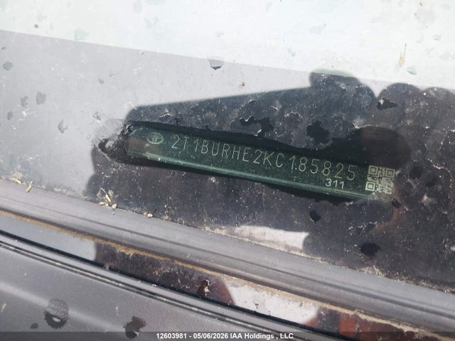 12603981 :رقم المزاد ، 2T1BURHE2KC185825 vin ، 2019 Toyota Corolla L/le/xle/se/xse مزاد بيع
