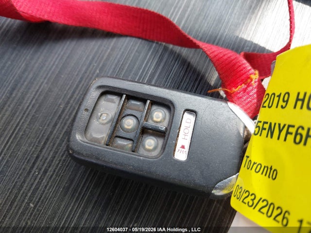 Продажа на аукционе авто 2019 Honda Pilot Ex-l Navi, vin: 5FNYF6H71KB502249, номер лота: 12604037