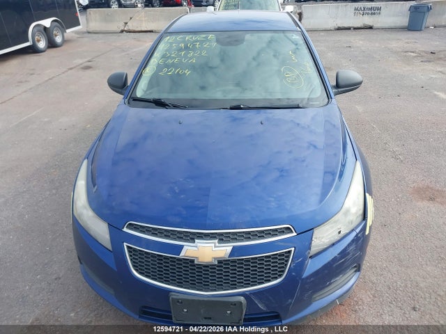 2012 Chevrolet Cruze Ls მანქანა იყიდება აუქციონზე, vin: 1G1PC5SH9C7321822, აუქციონის ნომერი: 12594721