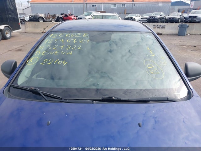 2012 Chevrolet Cruze Ls მანქანა იყიდება აუქციონზე, vin: 1G1PC5SH9C7321822, აუქციონის ნომერი: 12594721