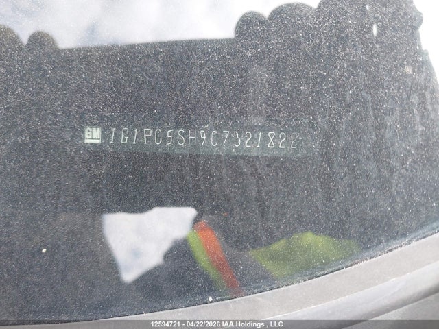 2012 Chevrolet Cruze Ls მანქანა იყიდება აუქციონზე, vin: 1G1PC5SH9C7321822, აუქციონის ნომერი: 12594721