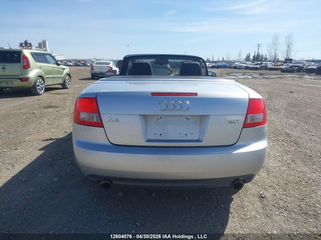 Продажа на аукционе авто 2004 Audi A4 1.8 Cabriolet, vin: WAUAC48H64K015221, номер лота: 12604076