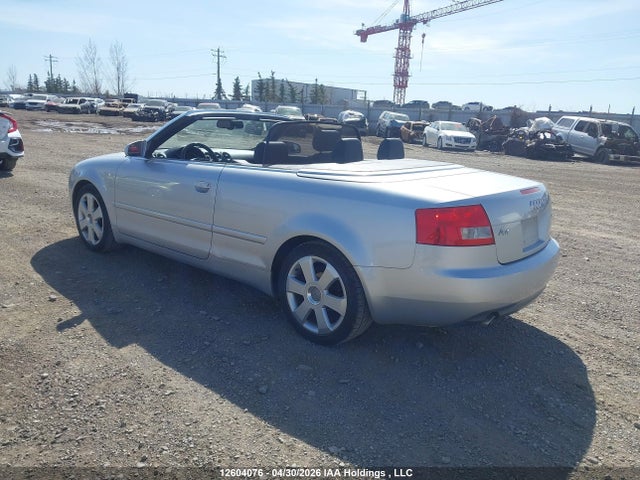 Продажа на аукционе авто 2004 Audi A4 1.8 Cabriolet, vin: WAUAC48H64K015221, номер лота: 12604076