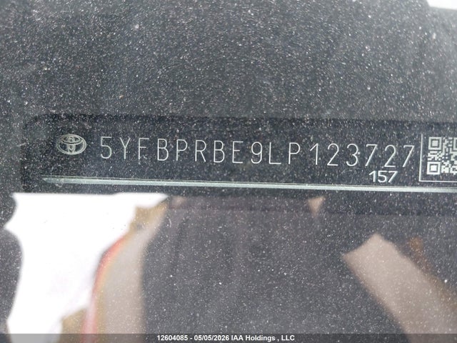 5YFBPRBE9LP123727 Toyota Corolla