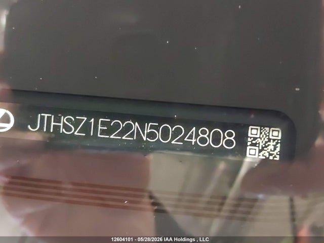 Aukcja sprzedaży 2022 Lexus Is 350, vin: JTHSZ1E22N5024808, numer aukcji: 12604101