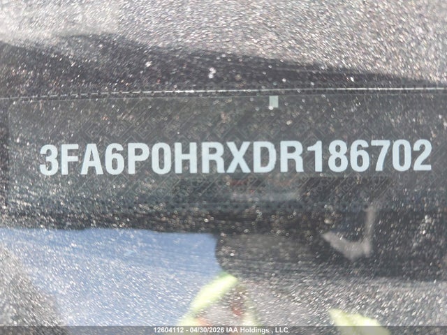 12604112 :رقم المزاد ، 3FA6P0HRXDR186702 vin ، 2013 Ford Fusion Se مزاد بيع