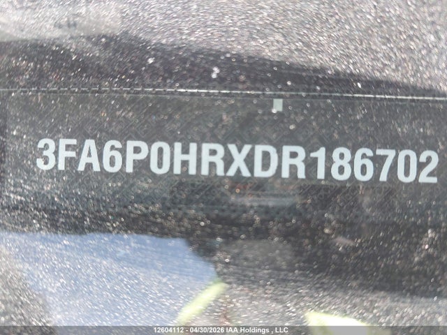 12604112 :رقم المزاد ، 3FA6P0HRXDR186702 vin ، 2013 Ford Fusion Se مزاد بيع