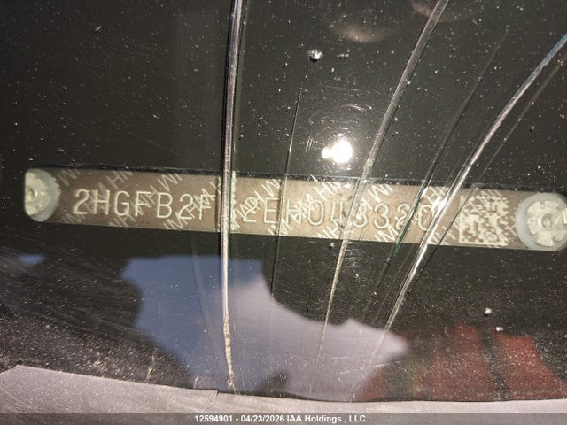 Продаж на аукціоні авто 2014 Honda Civic Lx, vin: 2HGFB2F42EH043320, номер лоту: 12594901