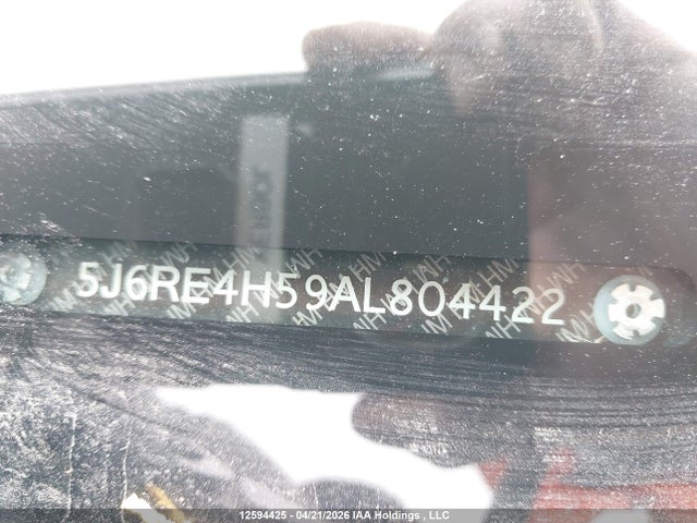 Продаж на аукціоні авто 2010 Honda Cr-v Ex, vin: 5J6RE4H59AL804422, номер лоту: 12594425