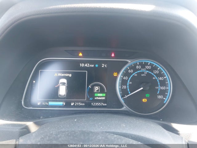 2018 Nissan Leaf S/sv/sl მანქანა იყიდება აუქციონზე, vin: 1N4AZ1CPXJC311322, აუქციონის ნომერი: 12604153