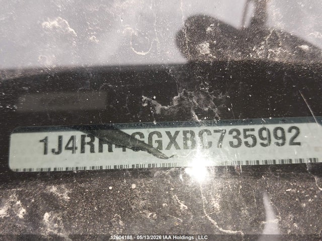Продажа на аукционе авто 2011 Jeep Grand Cherokee Laredo, vin: 1J4RR4GGXBC735992, номер лота: 12604188