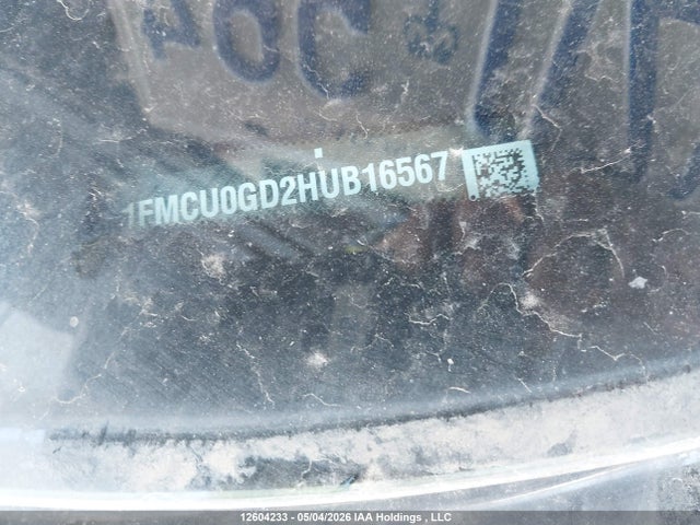 Продаж на аукціоні авто 2017 Ford Escape Se, vin: 1FMCU0GD2HUB16567, номер лоту: 12604233