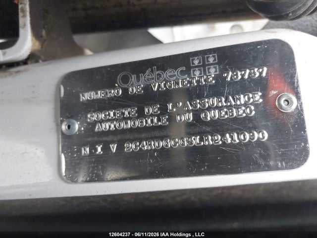 Dodge Grand Caravan Sxt 2020 2C4RDGCG3LR241090 Image 9
