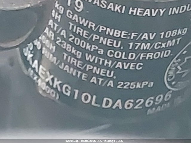 Kawasaki EX400 2020 JKAEXKG10LDA62696 Image 10
