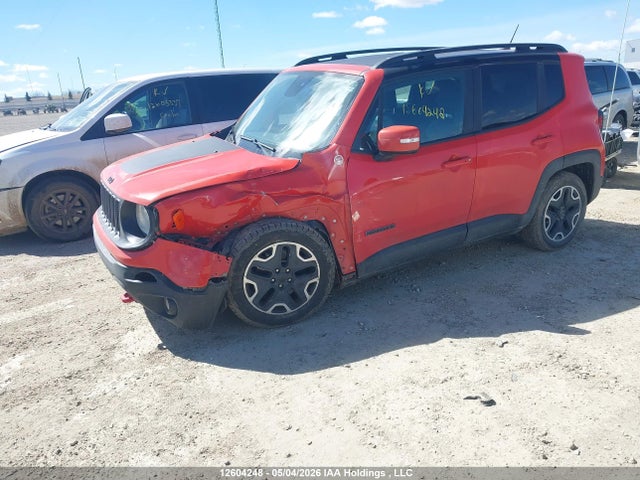 Aukcja sprzedaży 2016 Jeep Renegade Trailhawk, vin: ZACCJBCTXGPC92854, numer aukcji: 12604248
