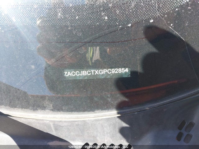 Aukcja sprzedaży 2016 Jeep Renegade Trailhawk, vin: ZACCJBCTXGPC92854, numer aukcji: 12604248