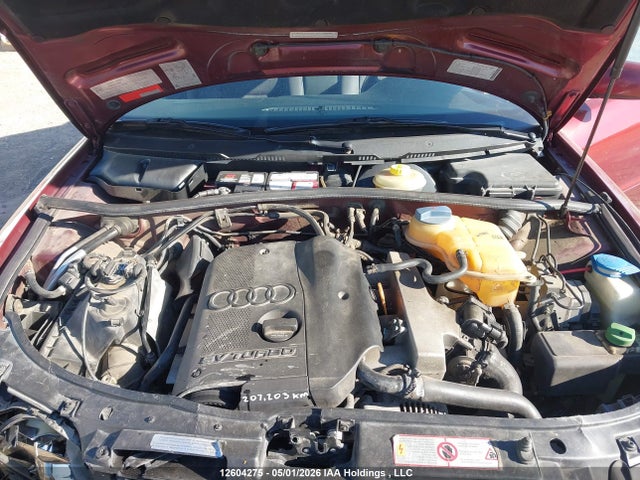 12604275 :رقم المزاد ، WAUCB28D5WA257567 vin ، 1998 Audi A4 1.8t Quattro مزاد بيع