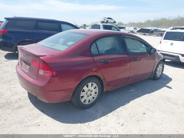 Aukcja sprzedaży 2008 Honda Civic Dx, vin: 2HGFA16288H012203, numer aukcji: 12604277