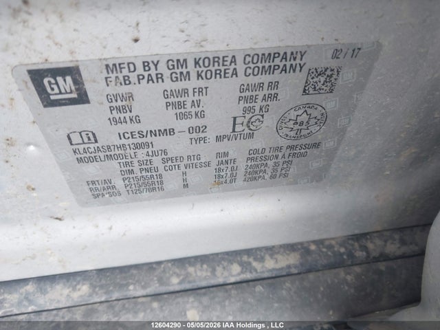 Buick Encore Preferred 2017 KL4CJASB7HB130091 Image 19