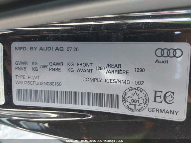 WAU35CFU6SN080160 Audi New S5 3.0t Technik
