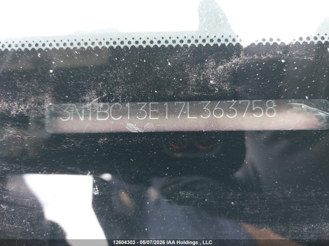 12604303 :رقم المزاد ، 3N1BC13E17L363758 vin ، 2007 Nissan Versa مزاد بيع