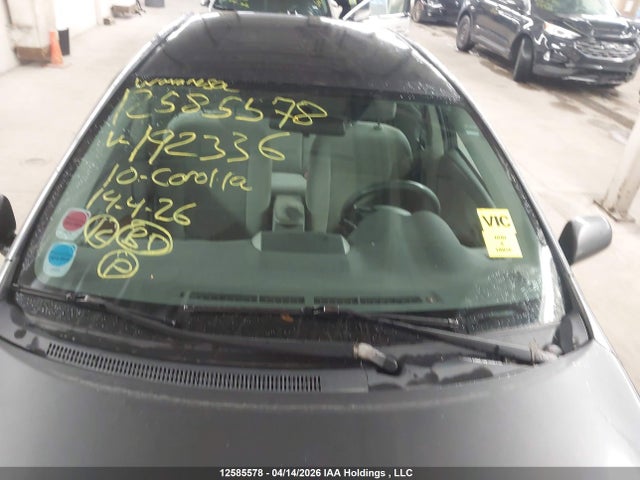 12585578 :رقم المزاد ، 2T1BU4EE3AC192336 vin ، 2010 Toyota Corolla Le مزاد بيع