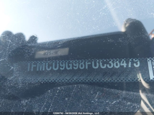Продаж на аукціоні авто 2015 Ford Escape Se, vin: 1FMCU9G98FUC38475, номер лоту: 12598792