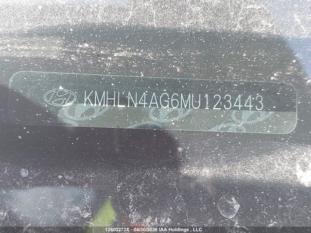KMHLN4AG6MU123443 Hyundai Elantra Ultimate Ivt