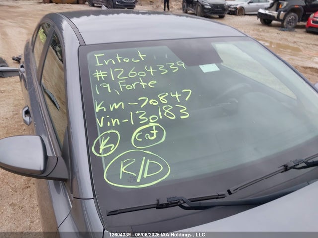 2019 Kia Forte Fe/lx/lxs მანქანა იყიდება აუქციონზე, vin: 3KPF24AD3KE130183, აუქციონის ნომერი: 12604339