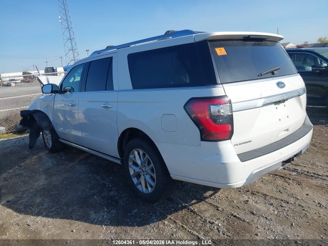 2021 Ford Expedition Max Platinum მანქანა იყიდება აუქციონზე, vin: 1FMJK1MT2MEA77479, აუქციონის ნომერი: 12604361