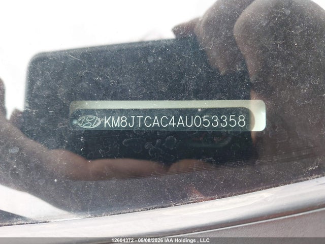 2010 Hyundai Tucson Gls მანქანა იყიდება აუქციონზე, vin: KM8JTCAC4AU053358, აუქციონის ნომერი: 12604372