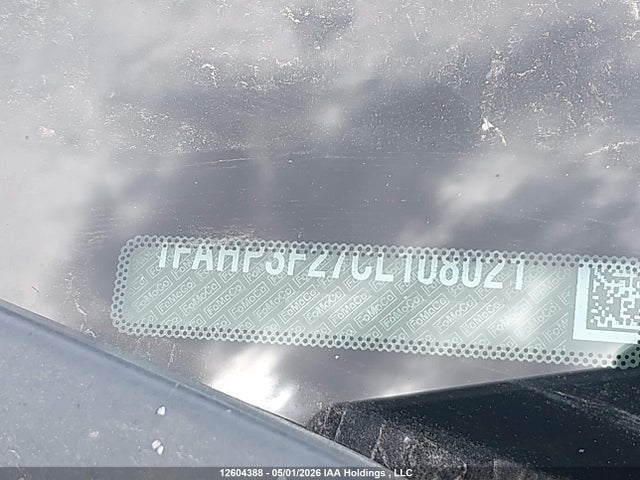 2012 Ford Focus მანქანა იყიდება აუქციონზე, vin: 1FAHP3F27CL108021, აუქციონის ნომერი: 12604388