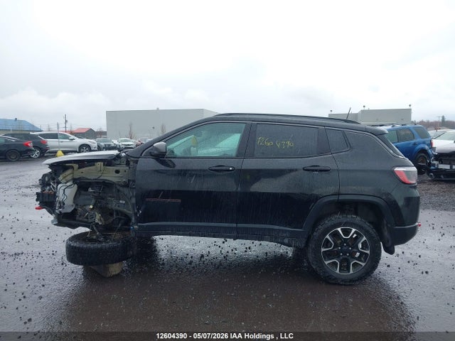 12604390 :رقم المزاد ، 3C4NJDDB9MT583568 vin ، 2021 Jeep Compass Trailhawk مزاد بيع