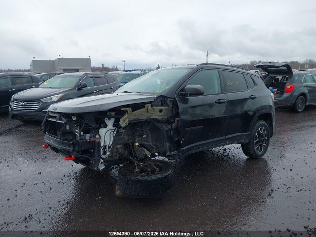 12604390 :رقم المزاد ، 3C4NJDDB9MT583568 vin ، 2021 Jeep Compass Trailhawk مزاد بيع