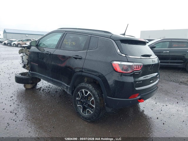 12604390 :رقم المزاد ، 3C4NJDDB9MT583568 vin ، 2021 Jeep Compass Trailhawk مزاد بيع