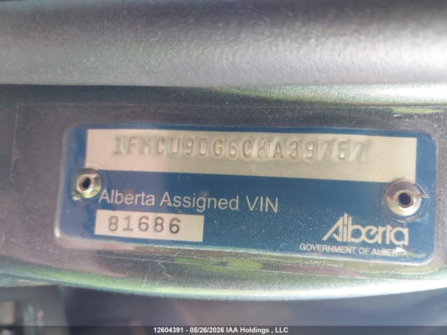 Aukcja sprzedaży 2012 Ford Escape Xlt, vin: 1FMCU9DG6CKA39757, numer aukcji: 12604391