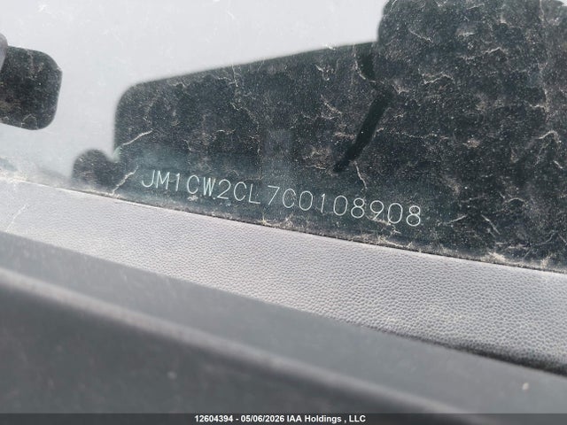 12604394 :رقم المزاد ، JM1CW2CL7C0108908 vin ، 2012 Mazda Mazda5 Gs مزاد بيع