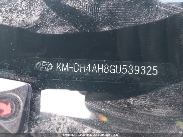 KMHDH4AH8GU539325 Hyundai Elantra Gls