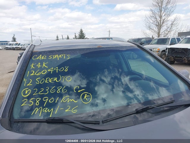 2012 Kia Sorento მანქანა იყიდება აუქციონზე, vin: 5XYKT3A67CG223686, აუქციონის ნომერი: 12604408