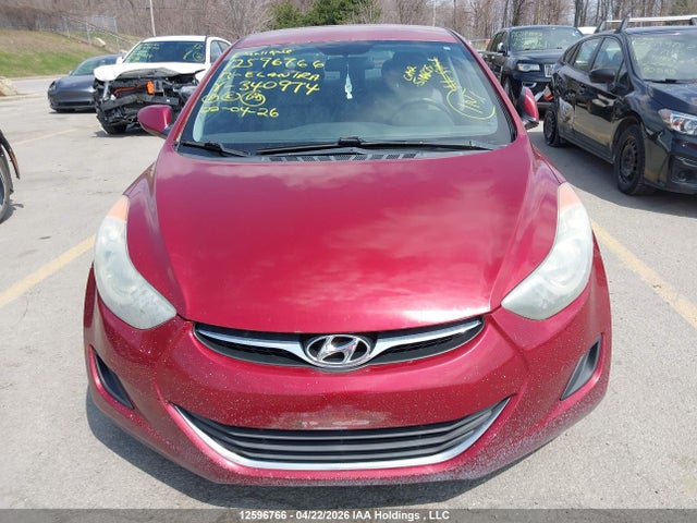 Продаж на аукціоні авто 2013 Hyundai Elantra Gl, vin: 5NPDH4AE3DH340974, номер лоту: 12596766